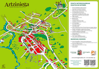 Mapa turístico Artziniega