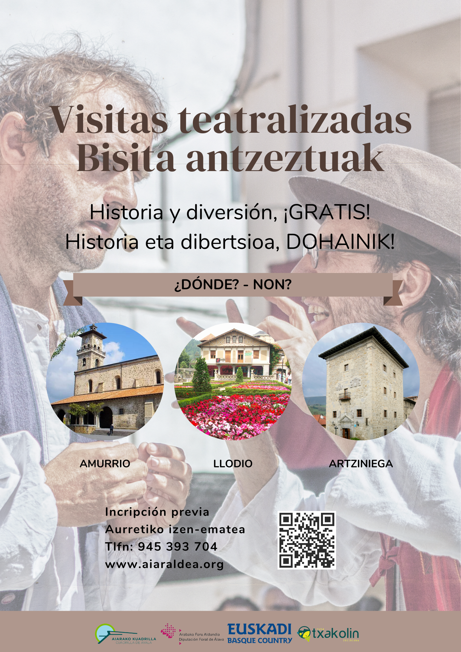 Cartel Visitas Teatralizadas