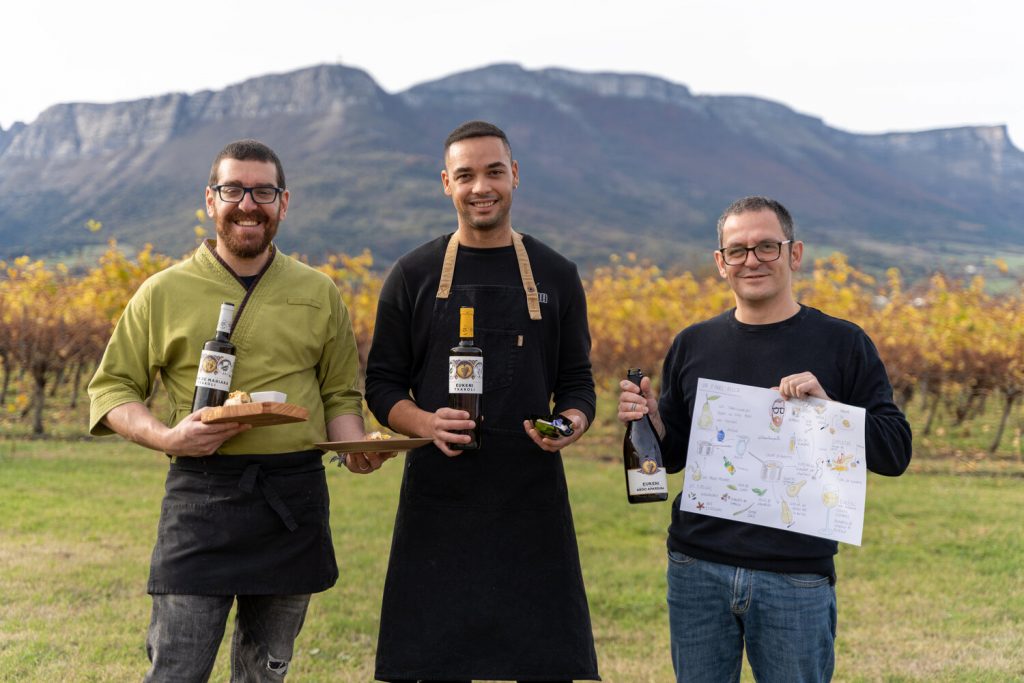 Showcooking de Jorge Romero en la Bodega Artomaña